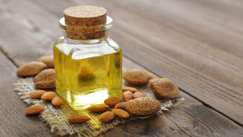 Almond oil used for massage